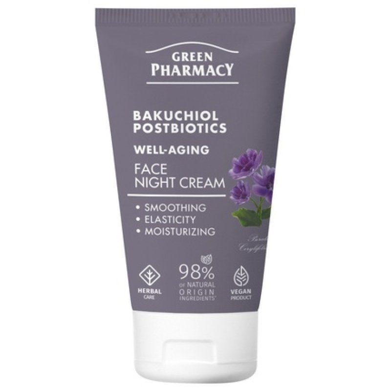 Elfa Pharm Green Pharmacy Bakuchiol Postbiotics Antiaging Night Cream 50 Ml