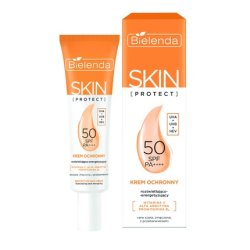 Bielenda Skin Protect Protective Cream Spf 50 Brightening And Energizing 40 Ml