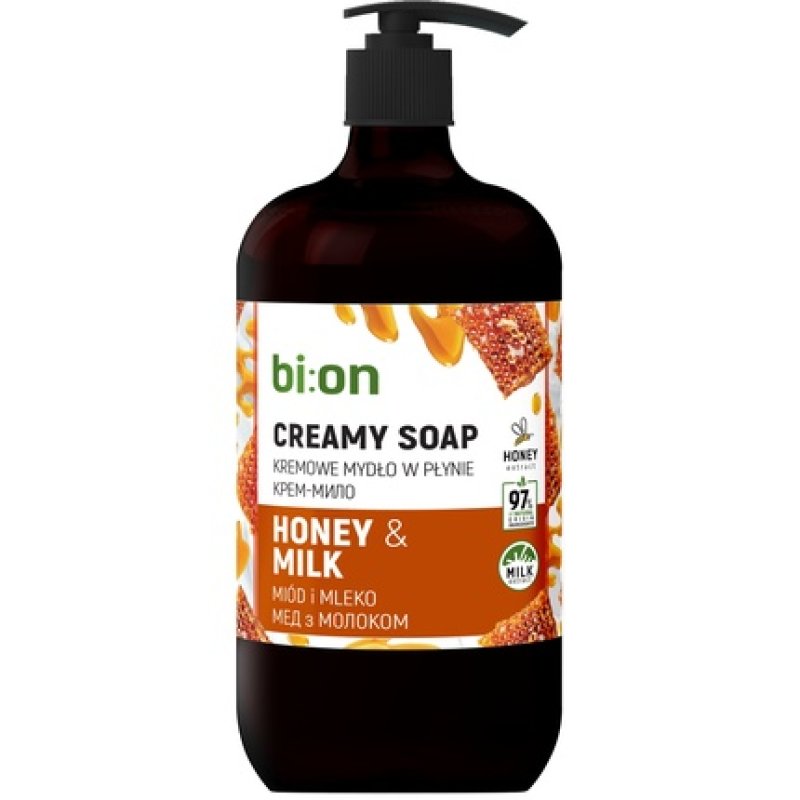 Elfa Pharm Bio Naturell Creamy Liquid Soap With Pump Honey And Milk 946 Ml
