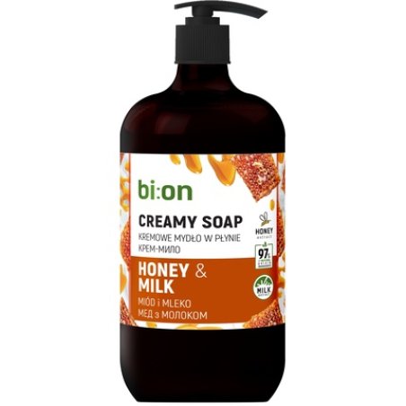 Elfa Pharm Bio Naturell Creamy Liquid Soap With Pump Honey And Milk 946 Ml