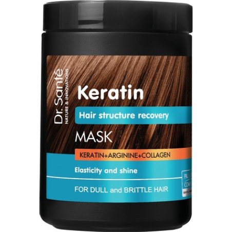 Elfa Pharm Dr Sante Keratin Hair Mask For Dull And Brittle Hair 1000 Ml