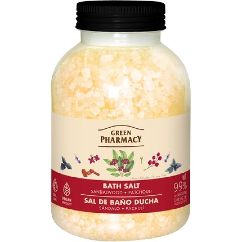 Elfa Pharm Green Body Bath Salt 1000g Sandalwood