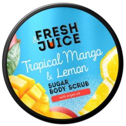 Elfa Pharm Fresh Juice Sugar Body Scrub Tropical Mango And Lemon 200 Ml