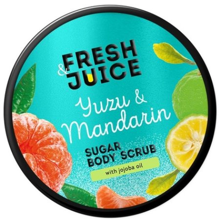 Elfa Pharm Fresh Juice Sugar Body Scrub Yuzu And Mandarin 200 Ml