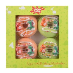 Chlapu Chlap Bath Donut Set Sugar Foam 4 Pcs