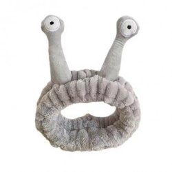 Ecarla Cosmetic Headband For Hair Snail Gray Opk22sz