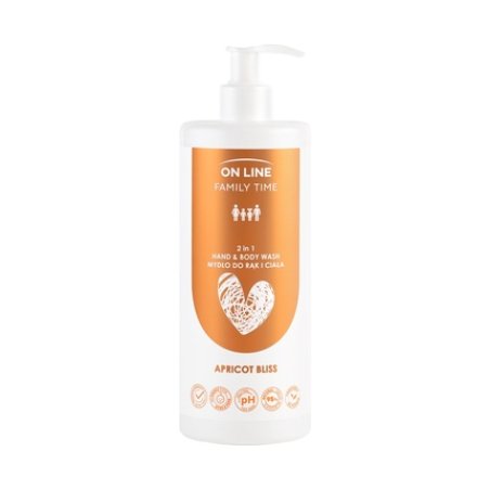Forte Sweeden On Line Family Time 2 In 1 Hand And Body Soap Apricot Bliss 500 Ml