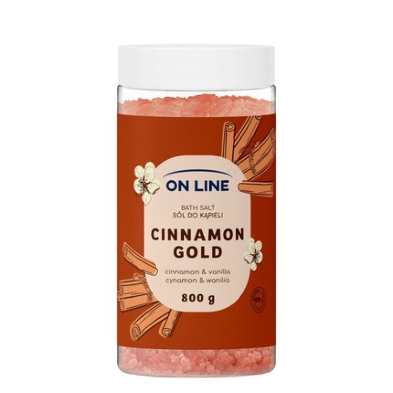 Forte Sweeden On Line Bath Salt Cinnamon Gold 800 G