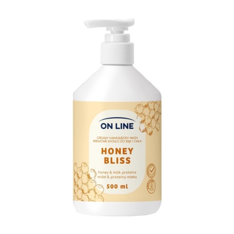 Forte Sweeden On Line Cream Soap For Hands And Body Honey & Milk Proteins 500 Ml