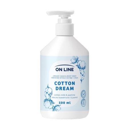 Forte Sweeden On Line Creamy Hand And Body Soap Cotton Milk & Jasmine 500 Ml