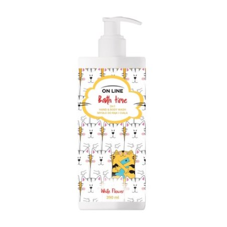 Forte Sweeden On Line Bath Time 2in1 Hand And Body Soap White Flower 390 Ml