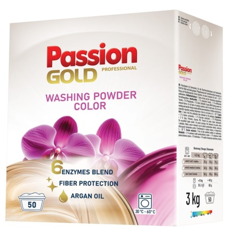 Chemia R Passion Gold Professional Color Washing Powder 3 Kg