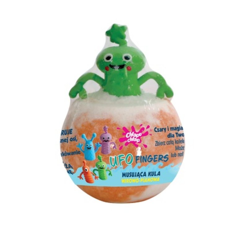 Chlapu Chlap Whirling Foaming Bath Bomb Ufo Fingers Pineapple Scent