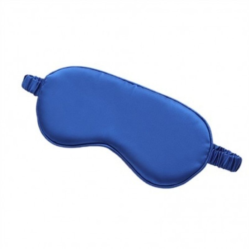 Ecarla Satin Eye Mask For Sleeping Elegant Cobalt