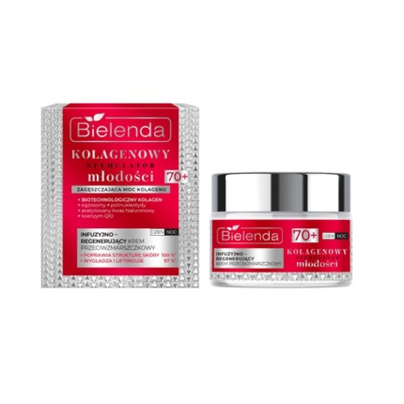 Bielenda Collagen Youth Stimulator Infusion Regenerating Antiwrinkle Cream 70 50 Ml