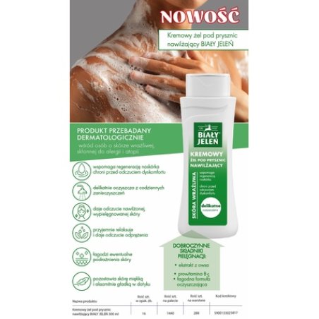 Pollena Bialy Jelen Creamy Shower Gel Moisturizing 300 Ml