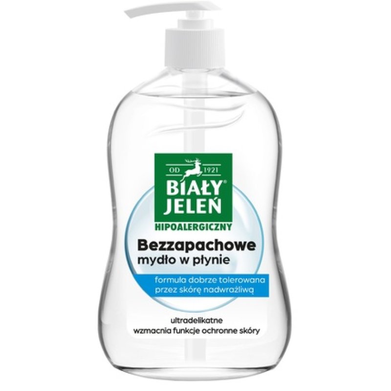 Pollena Bialy Jelen Liquid Soap Fragrancefree Hypoallergenic 500 Ml