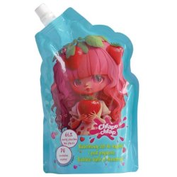 Chlapu Chlap Bubbly Bath Gel For Bath And Shower Strawberry Scent 400 Ml
