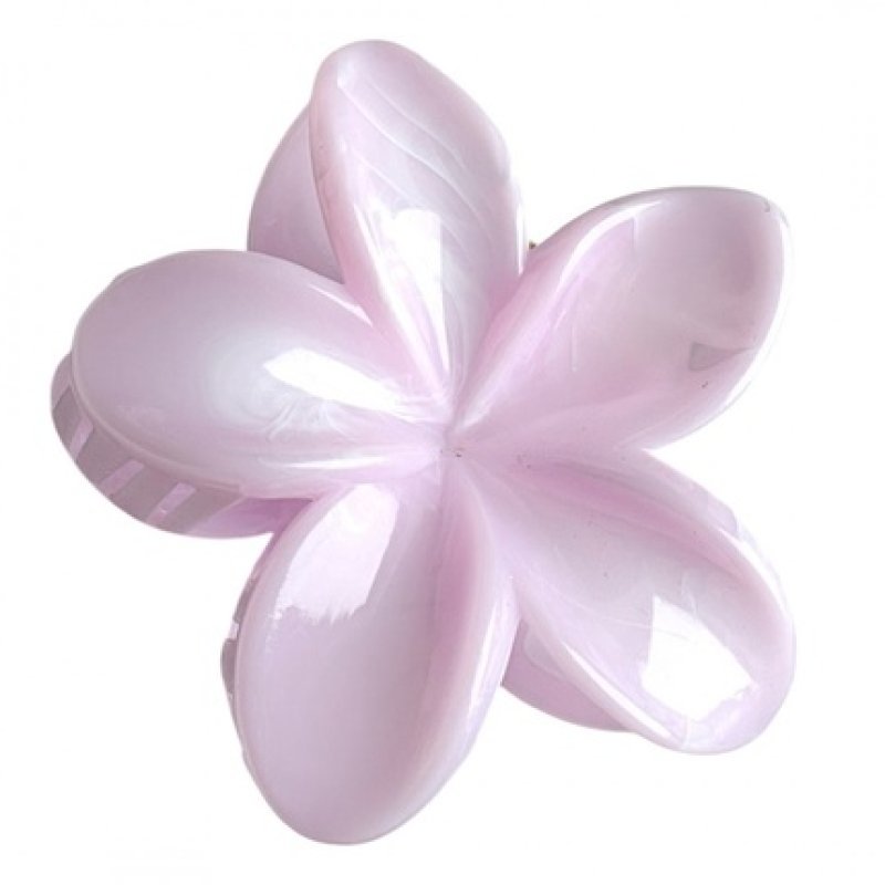 Ecarla Hair Clip Xl Flower Marble Purple Sp399