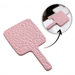 Ecarla Cosmetic Mirror With Handle Singlesided Xl Height 23 Cm L24r