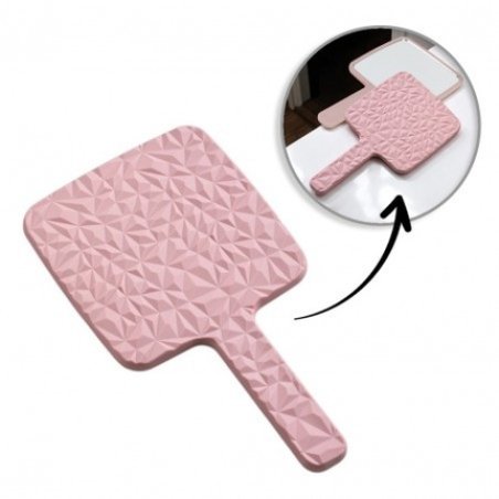 Ecarla Cosmetic Mirror With Handle Singlesided Xl Height 23 Cm L24r