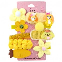 Ecarla Hair Clips Set Of 9 In 1 Sp410