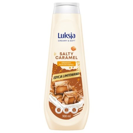 Sarantis Luksja Creamy & Soft Creamy Bath Liquid Salty Caramel 900 Ml