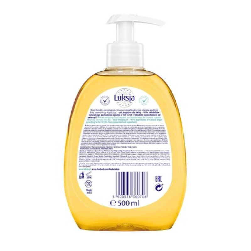 Sarantis Luksja Aroma Senses Purely Energizing Liquid Soap With Citrus Scent 500 Ml