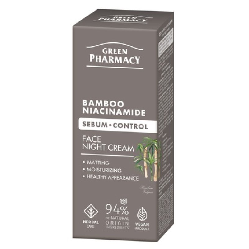 Elfa Pharm Green Pharmacy Bamboo Niacinamide Night Face Cream 50 Ml