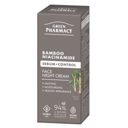 Elfa Pharm Green Pharmacy Bamboo Niacinamide Night Face Cream 50 Ml