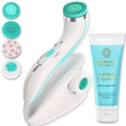 Lumineo Professional Line Brush Pro Face Brush Turquoise Cleansing Gel For All Skin Types 100 Ml