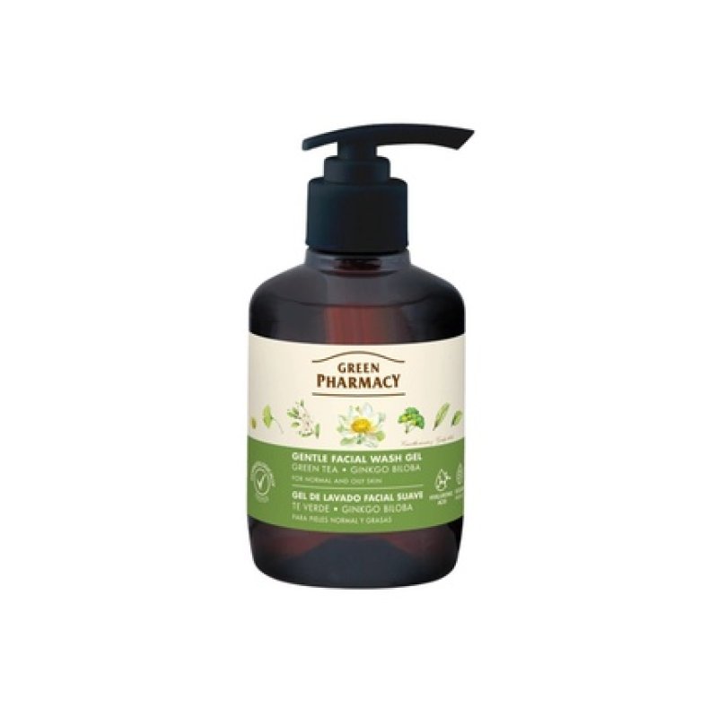 Elfa Pharm Green Pharmacy Gentle Face Wash Gel For Mixed And Oily Skin Green Tea 270 Ml