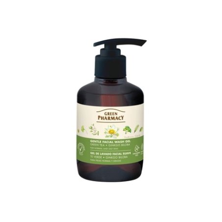 Elfa Pharm Green Pharmacy Gentle Face Wash Gel For Mixed And Oily Skin Green Tea 270 Ml