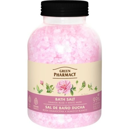 Elfa Pharm Green Pharmacy Bath Salt Damask Rose And White Musk 1000 G