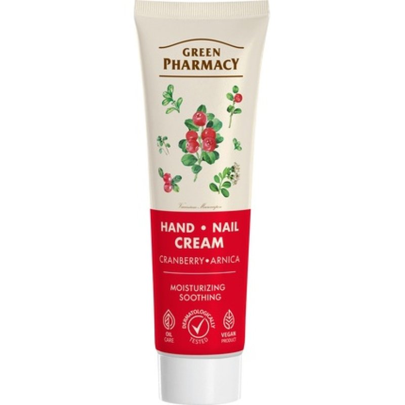 Elfa Pharm Green Pharmacy Hand And Nail Cream Cranberry And Arnica 100 Ml