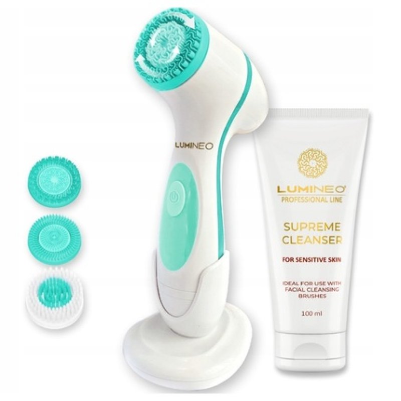 Lumineo Professional Line Facial Brush Turquoise Cleansing Gel For Sensitive Skin 100 Ml