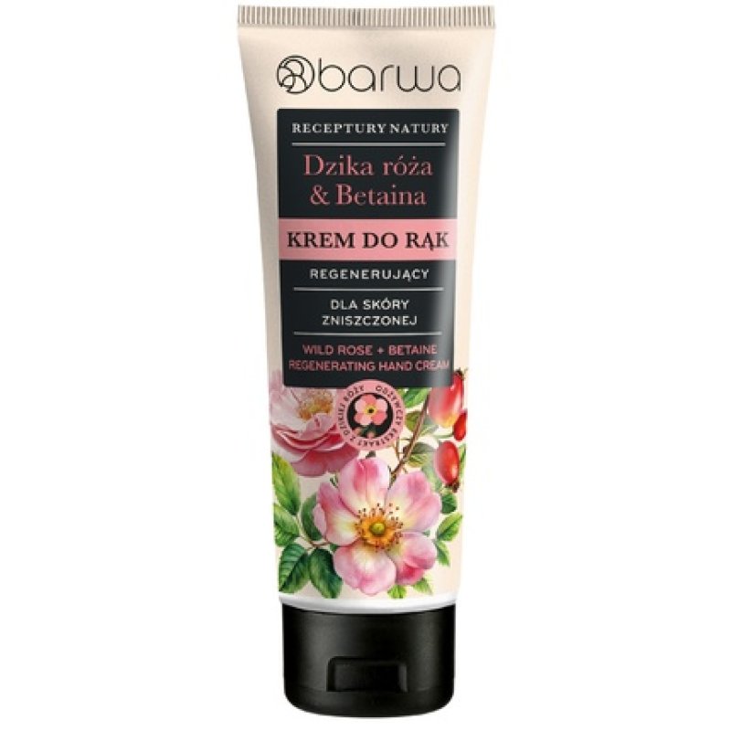 Barwa Receptury Natury Regenerating Hand Cream Wild Rose & Betaine 100 Ml