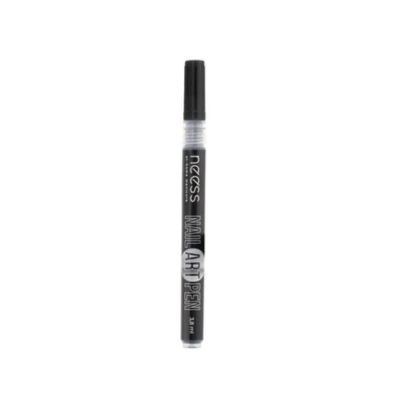 Neess Nail Art Pen Acrylic Marker For Nail Decorations Black