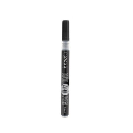 Neess Nail Art Pen Acrylic Marker For Nail Decorations Black