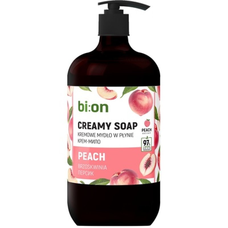 Elfa Pharm Bio Naturell Creamy Liquid Soap With Pump Peach 946 Ml