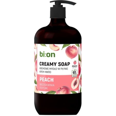 Elfa Pharm Bio Naturell Creamy Liquid Soap With Pump Peach 946 Ml