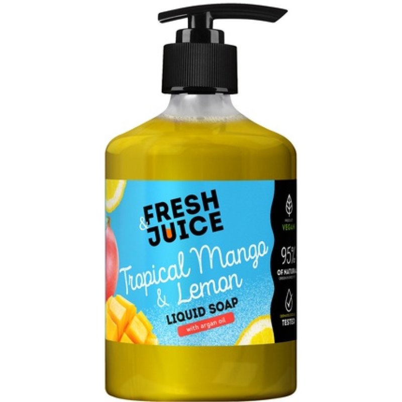 Elfa Pharm Fresh Juice Liquid Soap Tropical Mango And Lemon 460 Ml