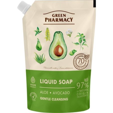 Elfa Pharm Green Pharmacy Liquid Soap Aloe Avocado 460 Ml Refill