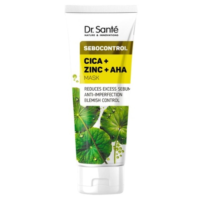 Elfa Pharm Drsante Sebocontrol Balancing Face Mask Cica Zinc Aha 75 Ml
