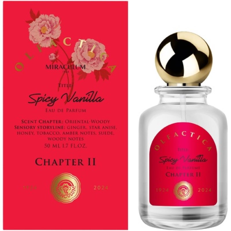 Miraculum Olfactica Perfumed Water For Women Spicy Vanilla Chapter Ii 50 Ml