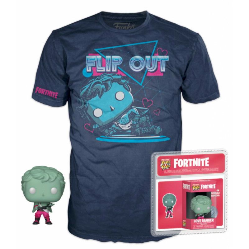 FORTNITE - Boxed T-Shirt POP + Pocket POP - Love Ranger (L)