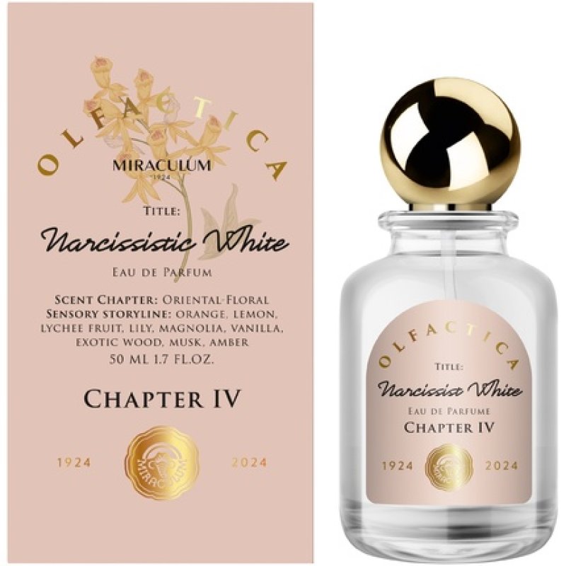 Miraculum Olfactica Perfumed Water For Women Narcissistic White Chapter Iv 50 Ml