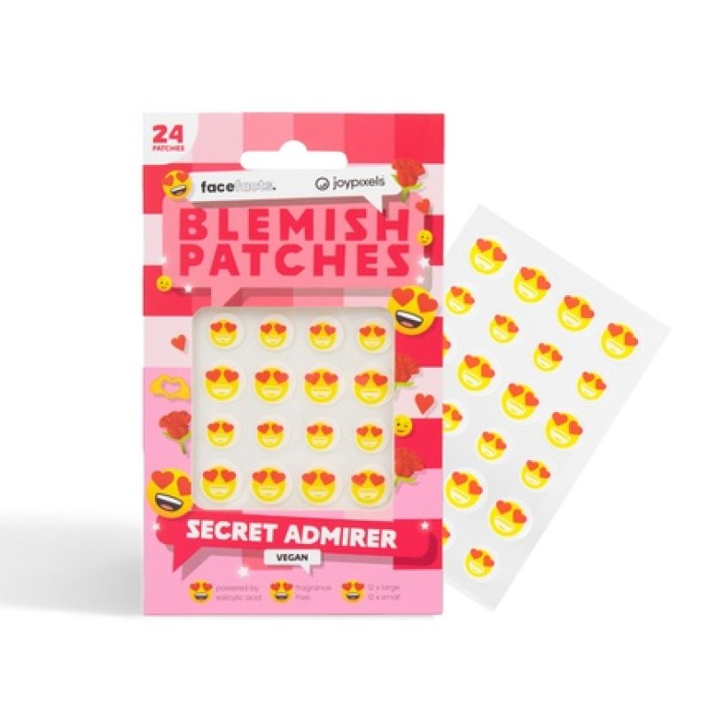 Milton Face Facts Blemish Patches Joy Pixels Secret Admirer 24 Patches