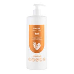 Forte Sweeden On Line Family Time 3 In 1 Gel For Body Hair And Face Apricot Bliss 850 Ml
