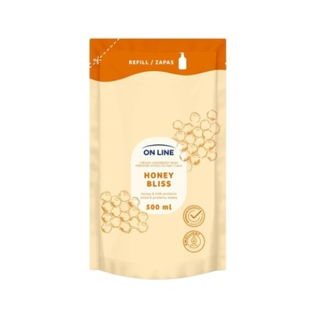 Forte Sweeden On Line Cream Soap For Hands And Body Honey & Milk Proteins Refill 500 Ml